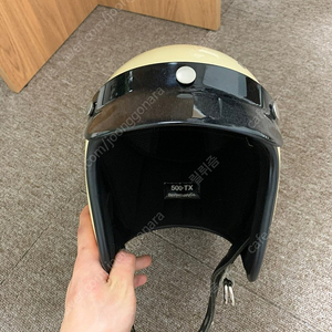 덱스톤 헬멧 500TX 소두핏 M 아이보리 썬바이저 포함