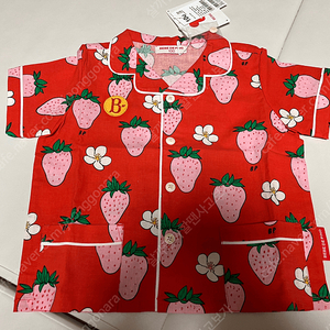 새상품) 베베드피노 ﻿딸기 셔츠 스트로베리 셔츠 100
