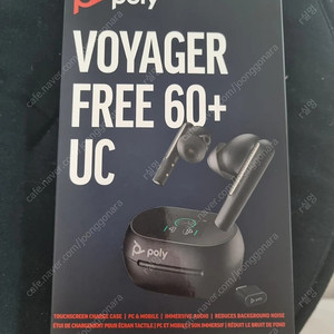 POLY 플랜트로닉스 블루투스 무선 이어폰 poly voyager free 60+UC 미개봉