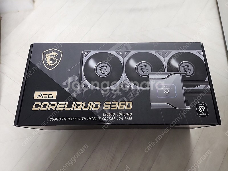 MSI MEG 코어리퀴드 S360 수냉 쿨러 판매합니다...--0