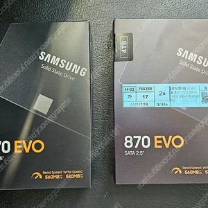 (미개봉새상품) 삼성 870 EVO 1TB,4TB 팝니다