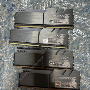G.Skill TridentZ DDR4-32000(4000mhz) CL15 (8GB*4)