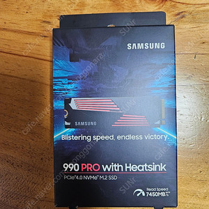 990 PRO 2TB with HEATSINK 미개봉 판매