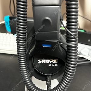 슈어 SRH440 모니터링, 음향 헤드셋 판매 택포5만 (급매)