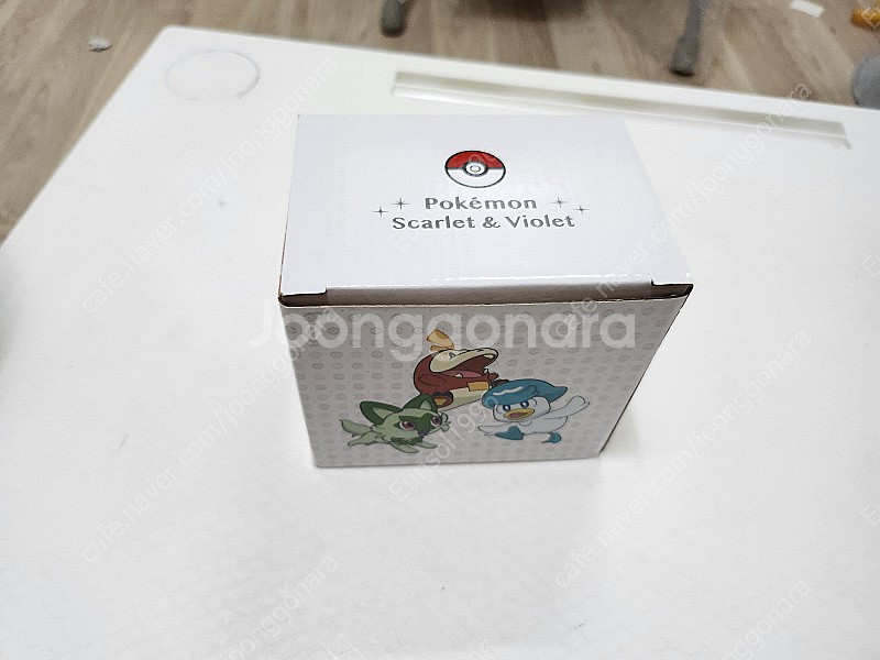 포켓몬스터 스칼렛&바이올렛 특전 머그컵 우드트레이 세트...--0