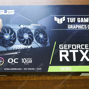 아수스 터프 ASUS TUF 그래픽카드 RTX3080 OC 10GB 풀박스