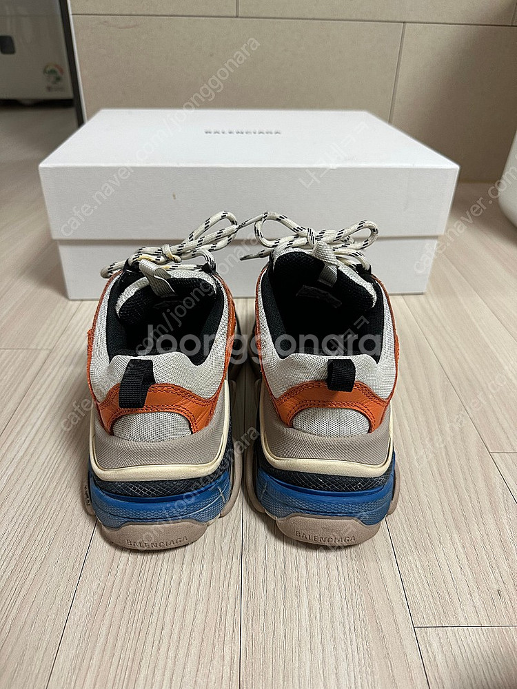 발렌시아가 트리플s 오렌지 블루 39size--3