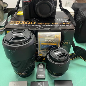 [박풀]니콘 D5300 카메라와 니콘 18-55, 70-300 번들렌즈 세트 팝니다.