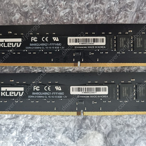 ESSENCORE KLEVV DDR4-2133 CL15 8G * 2