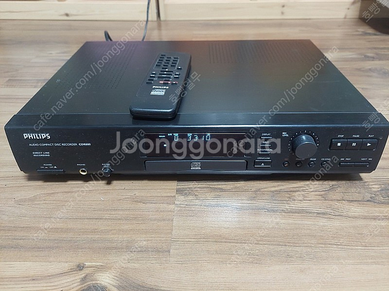 필립스 cd 플레이어 cdr-880--0