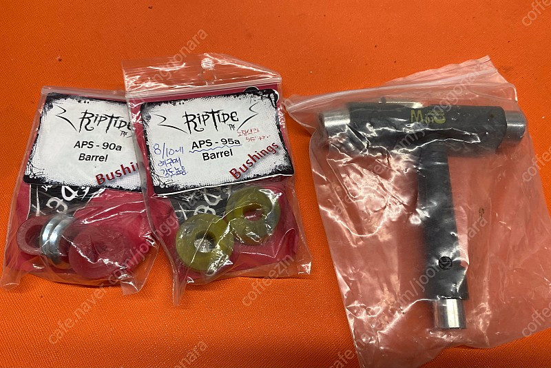 롱보드 휠 2세트 베어링 그리스 일괄 판매 이미지