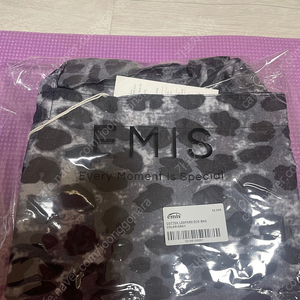 Emis 이미스 에코백 코튼 레오파드 그레이 35000원