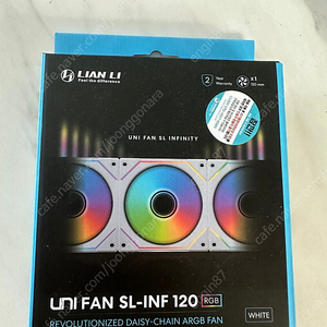 리안리 UNI FAN SL-INF 120 RGB WHITE 미개봉 1PACK 팝니다