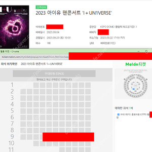 아이유 콘서트 토요일 콘서트 스탠딩, 1층 한자리 양도합니다