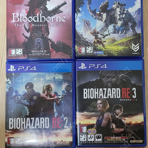 ps4 바이오하자드 re2,3,블러드본,호라이즌제로던 팝니다