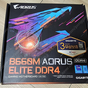 GIGABYTE B660M AORUS ELITE D4 피씨디렉트 팝니다.