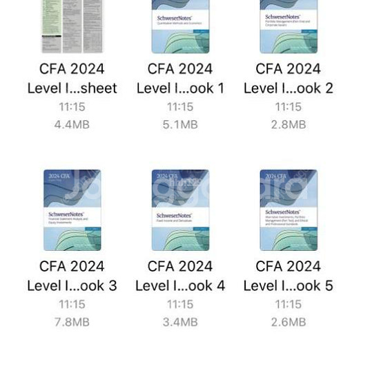 2024 CFA1 슈웨이저노트 PDF 삽니다.--0