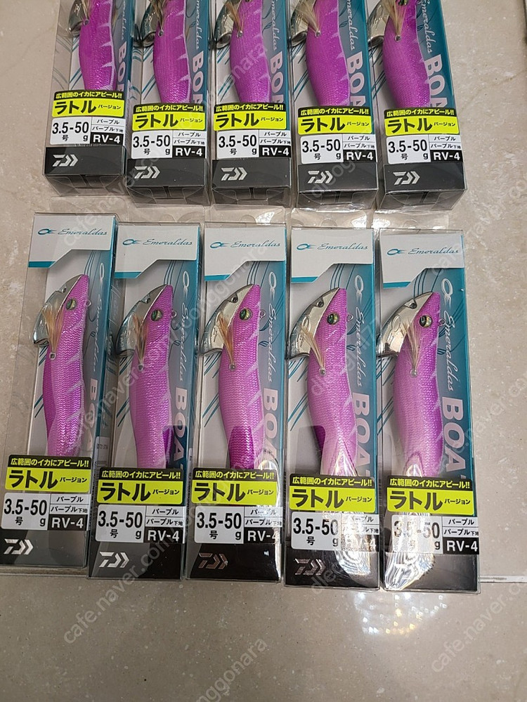 다이와 팁런에기 보트1 퍼플퍼플 3.5호 50g 10개 2세트 이미지