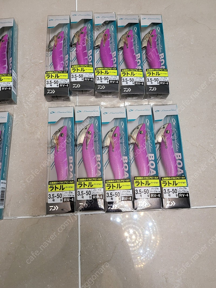 다이와 팁런에기 보트1 퍼플퍼플 3.5호 50g 10개 2세트 이미지