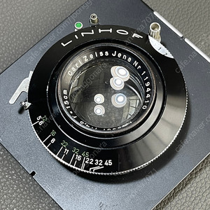 대형 카메라 렌즈 4x5 용 Carl Zeiss Jena Tessar 150mm F4.5