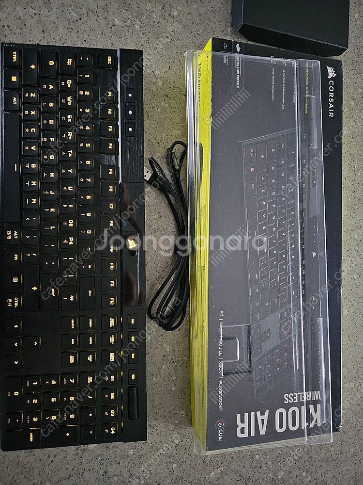 커세어 K100 Air 무선 키보드 | 키보드/마우스/스피커 | 중고나라
