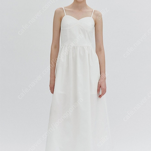 르누이 원피스 Lily shirring dress (White)