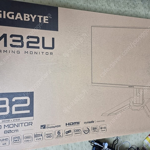 [풀박스] [대구] 32인치 4K 144hz 기가바이트 모니터 M32U 판매합니다.