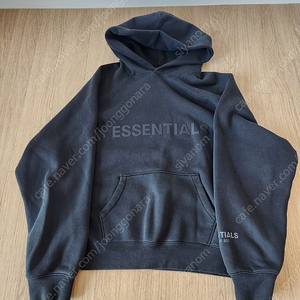 에센셜 피오갓 앞로고 후드(20년) 블랙 m사이즈 essentials fear of god