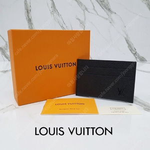 루이비통 LOUIS VUITTON 타이가 더블 카드 홀더 블랙