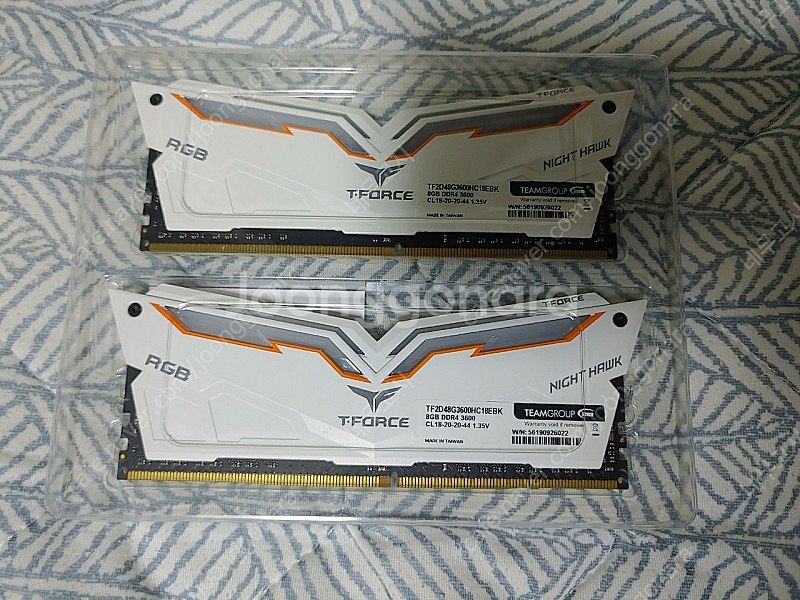 팀그룹 ddr4 3600 cl18 나이트호크 화이트--1