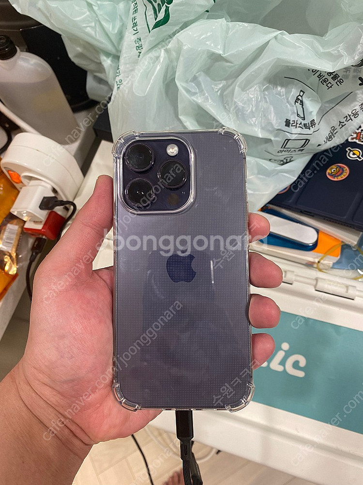 아이폰 14pro 256 퍼플 97% 110만원--2