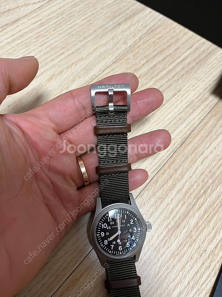 해밀턴 카키필드 메커니컬 38mm--3