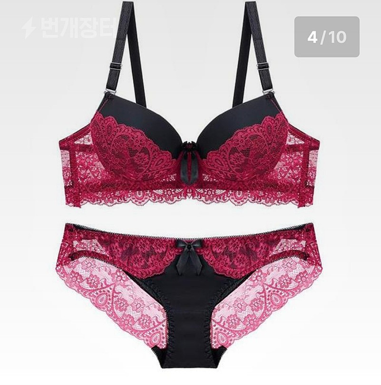 레이스 브라팬티세트 3가지 종류 색상 사이즈선택 75AB 80AB 85AB 패션속옷 여성속옷세트 무료배송 이미지