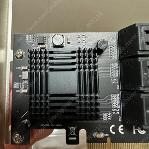 PCIE SATA 6포트 확장카드 ASM1166 팝니다.