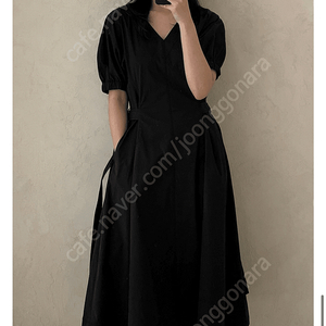 <새상품> EAAH volume dress 이아 볼륨 드레스 원피스 블랙