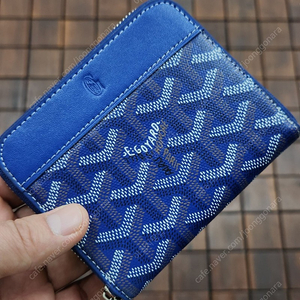 고야드 GOYARD 마티뇽 지퍼지갑 네이비