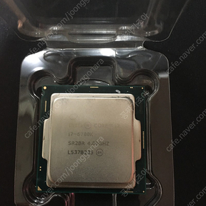 I7 6700k cpu팝니다 (천안)