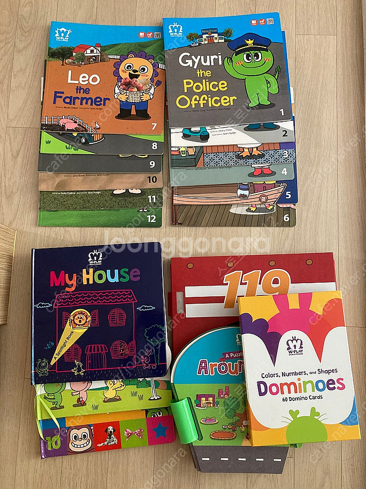 튼튼영어 베이비 그린, w플레이, Q플레이, 규리 앤 프렌즈, 비지 핑거스, 슈퍼 튼튼 레벨 1--7