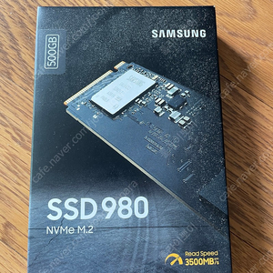 삼성 M.2 SSD 980 500GB 팝니다.