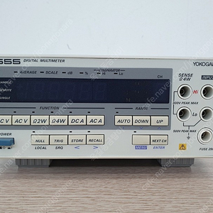 중고계측기 YOKOGAWA 요코가와 7555 5.5 Digit Multimeter 멀티미터 판매합니다