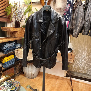 8~90.s RealLeather 빈티지 라이더가죽자켓 . L