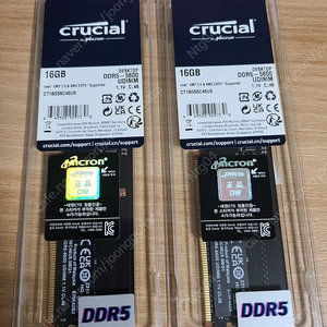 마이크론 DDR5-5600 CL46 16GB ×2