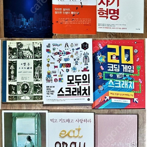 <6차>책 천원에 팝니다[아웃라이어, 원칙중심의 회계, 시골의사 박경철의 자기혁명, 조엘 온 소프트웨어, 모두의 스크래치, 20 코딩 게임 with 스크래치, 서른 살이 심리학에게