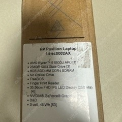 hp 파빌리온 노트북 14 라이젠 5 5500U ssd256gb팝니다