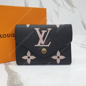 루이비통 LOUIS VUITTON 빅토린 월릿 반지갑 블랙