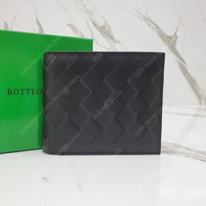 보테가베네타 BOTTEGA VENETA 인트레치아토 반지갑 블랙