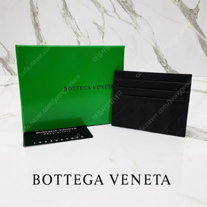 보테가베네타 BOTTEGA VENETA 인트레치아토 카드지갑 블랙