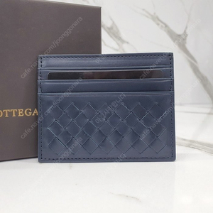 보테가베네타 BOTTEGA VENETA 인트레치아토 카드지갑 네이비