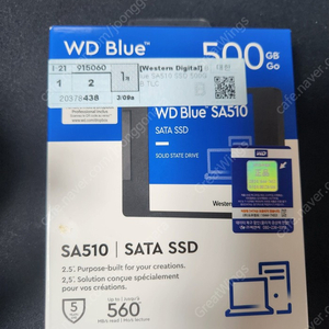 WD Blue SATA 500G SSD 미개봉