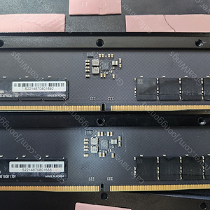 에센코어 클레브 DDR5 PC5-38400 CL40 (4800) 16GB x 2개 방열판 포함